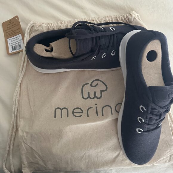 Merinos Wool Sneakers - 10W - Dark Grey Charcoal NWT - Picture 2 of 2